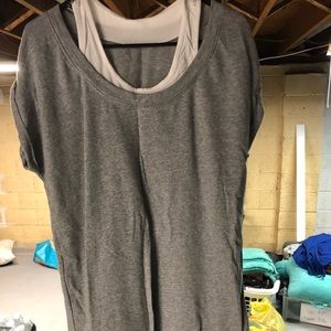 Short sleeve sweatshirt dress